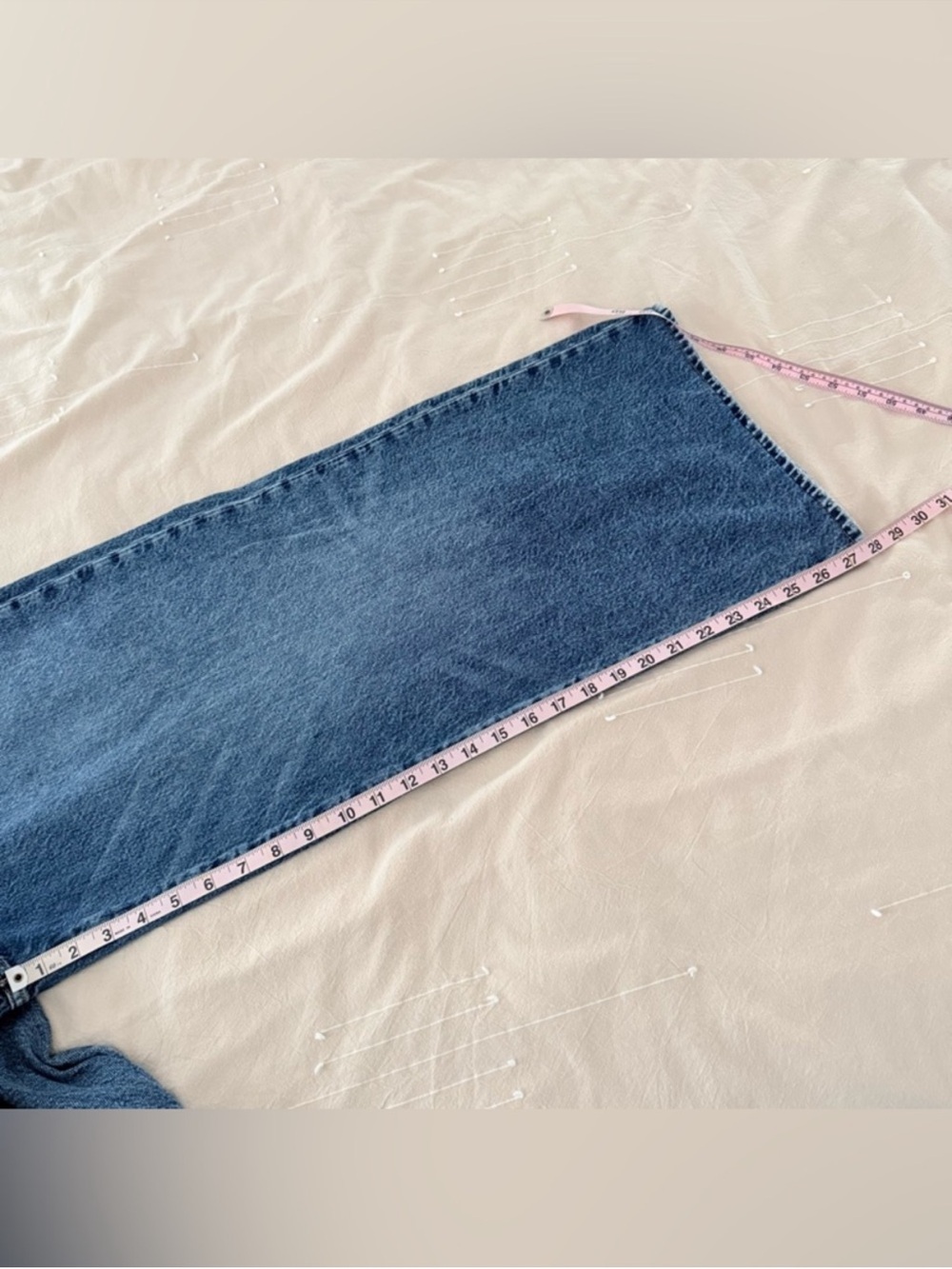 Madewell Superwide Leg Rigid Jeans 100% Cotton Concho Wash 29 - Picture 8 of 9